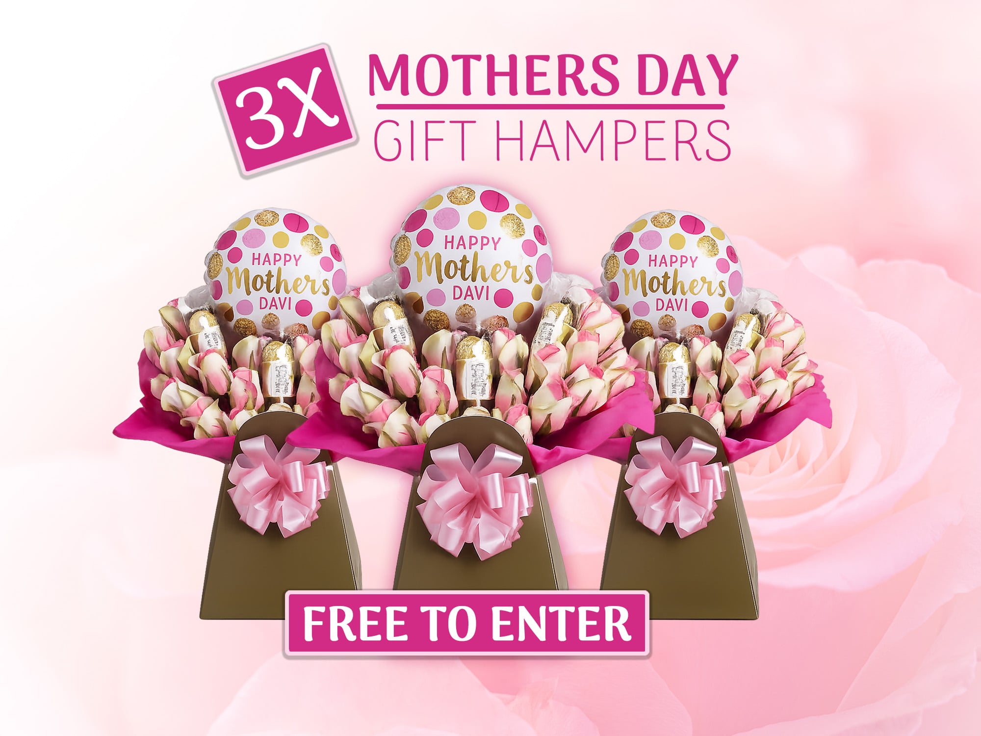 3X FREE Mothers Day Hampers