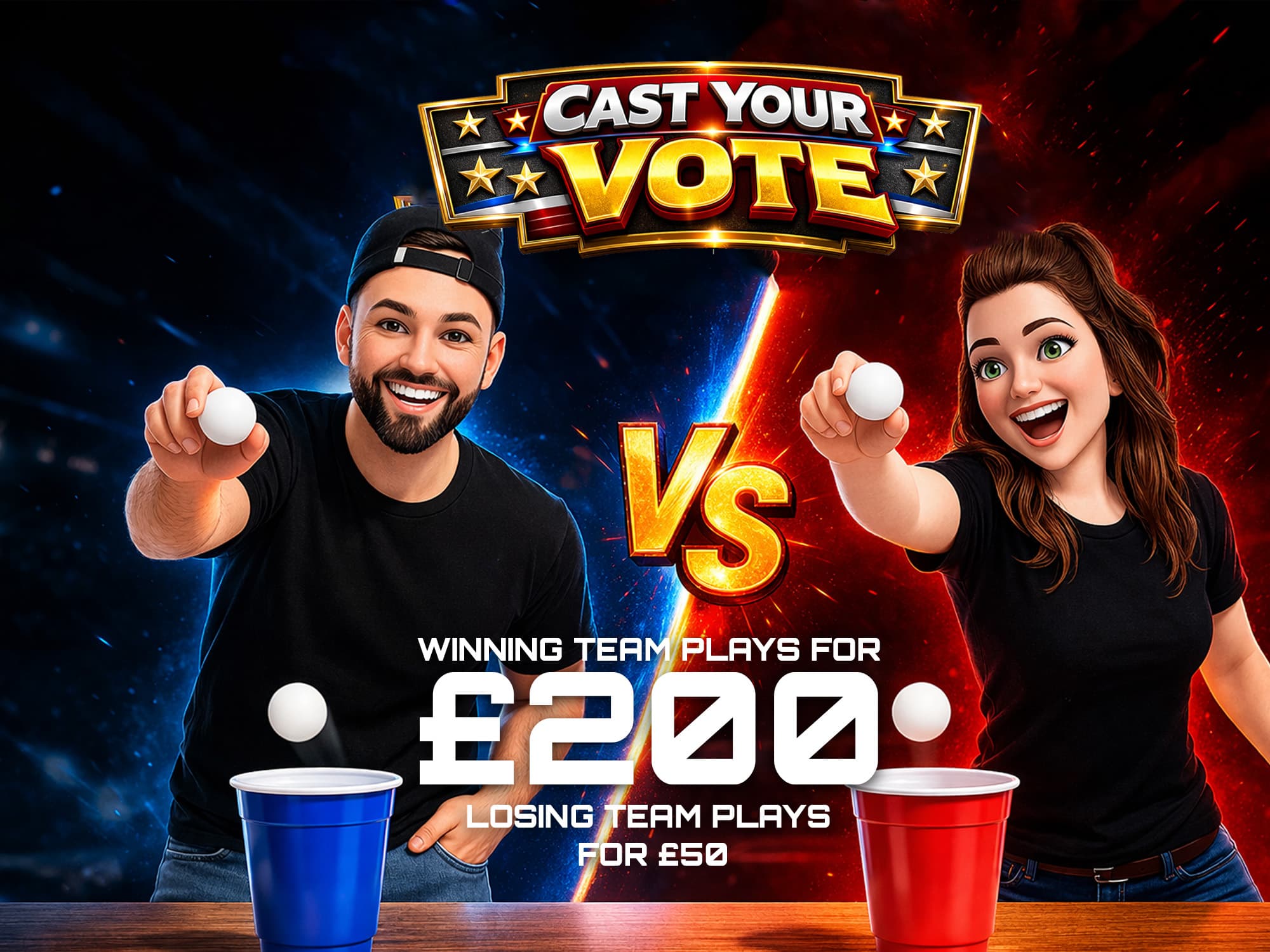 CAST YOUR VOTE - BOUNCE THE BALL IN THE CUP