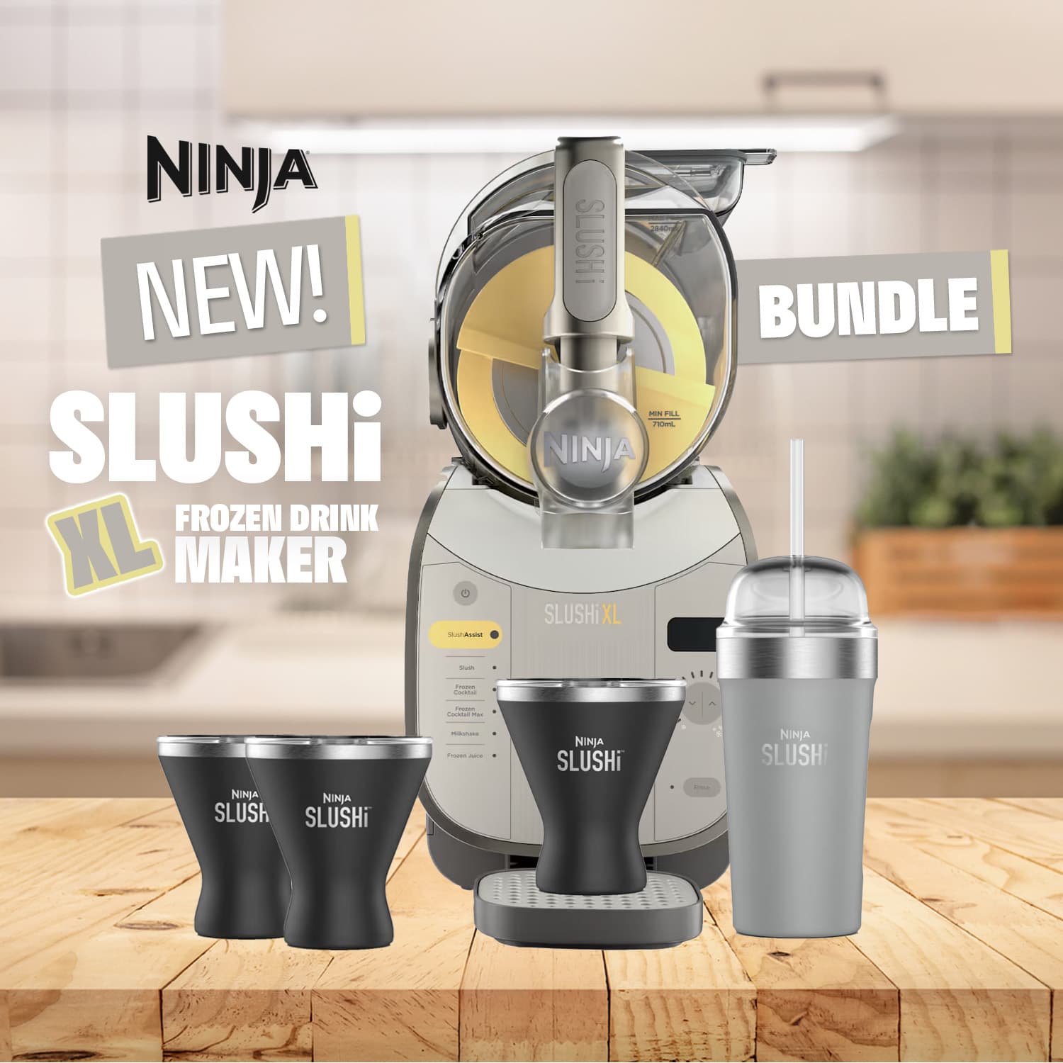 NEW! Ninja Slushi XL Bundle