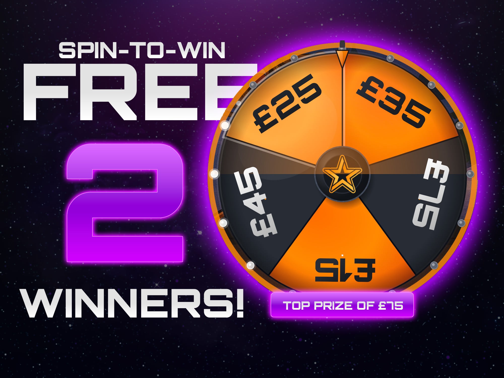 FREE SPIN TO WIN 2X WINNERS